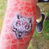 Glittertattoos per uur 