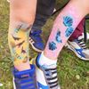 Glittertattoos per uur 