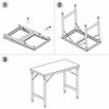 RVS Werktafel - inklapbaar