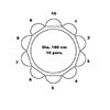 Ronde Tafel Dia. 180cm (10 pers.)