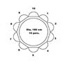 Ronde Tafel Dia. 180cm (10 pers.)