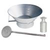 Frietvergiet + Frietlepel + Zoutpot