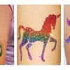 Glittertattoos per uur 