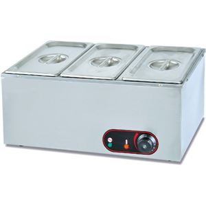 Bain-marie 3 bakken elektrische 