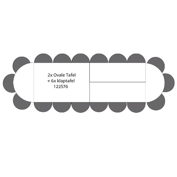 Ovale Tafel 18 personen Ovale Tafel 18 personen