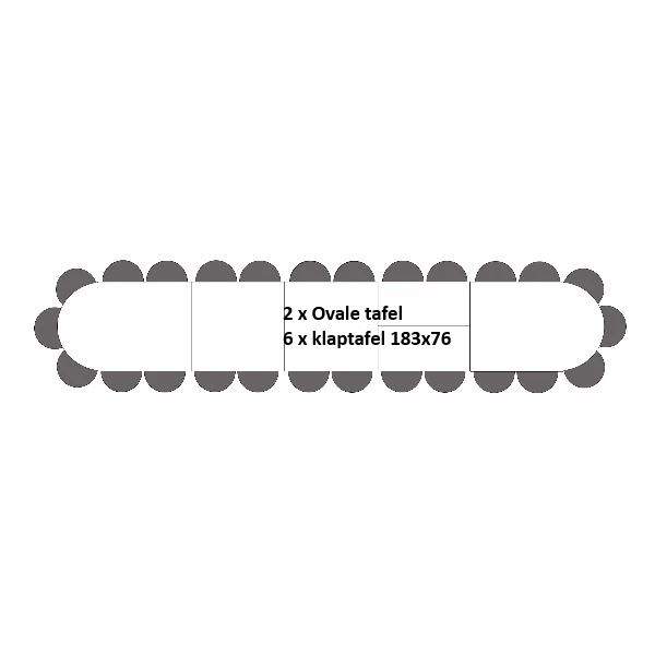 Ovale Tafel 30 personen Ovale Tafel 30 personen