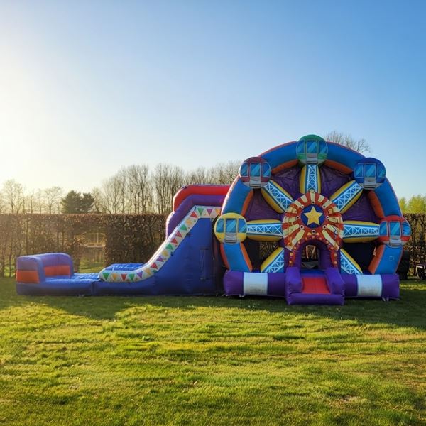 Springkasteel Reuzenrad  (met zwembadje)