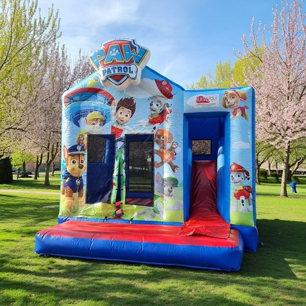Paw patrol springkasteel voor kinderen