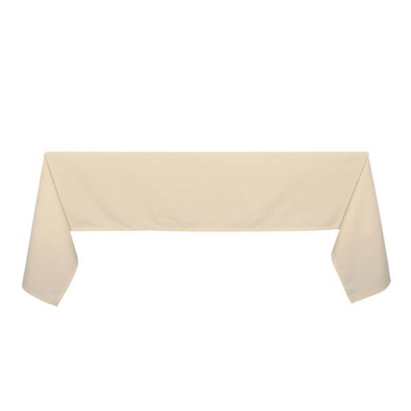 Tafellaken recht 140cm x 240cm Ecru - Champagne