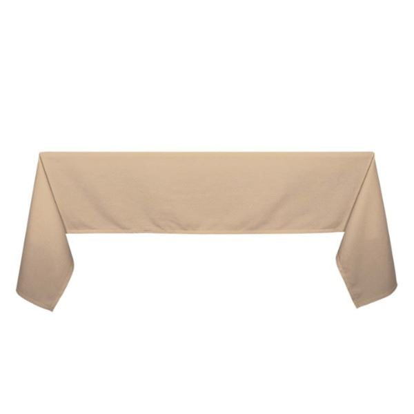 Tafellaken recht 140cm x 240cm - Zand kleur 