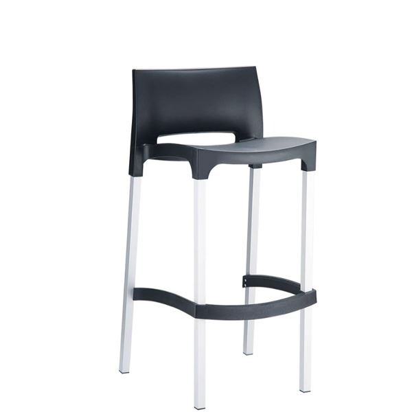 Barkruk Lounge Zwart Barkruk Lounge Zwart