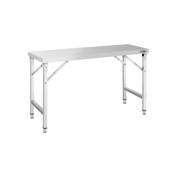 RVS Werktafel - inklapbaar