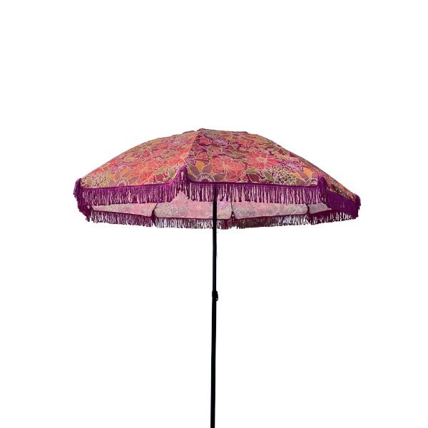 Roze Ibiza Parasol excl. parasolvoet