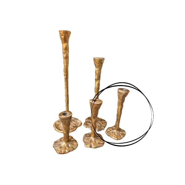 Gouden Kandelaar Organisch M, 7 stuks