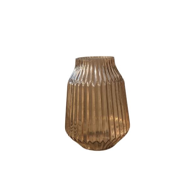 Ribbel Vaas Peach Klein