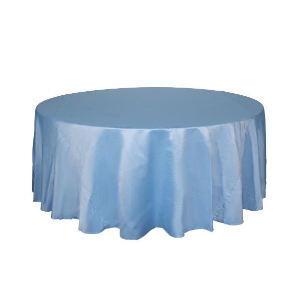 Tafellaken rond dia. 240cm - Mellow blauw 