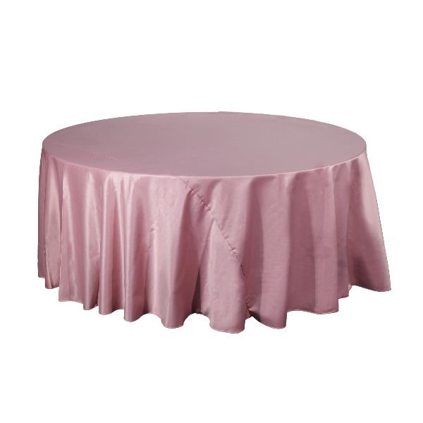 Tafellaken rond dia 240cm - Oud Roos 