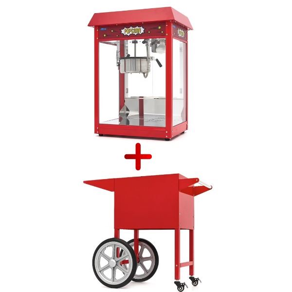 Popcornmachine met Kar