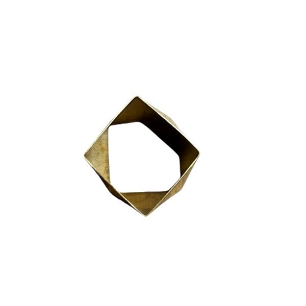 Geometrisch Gouden Servetring