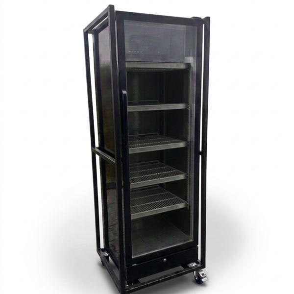 Staande frigo - window color - BLACK Staande frigo in de kleur Window Color Black
